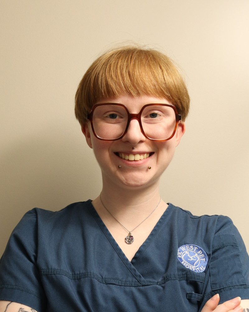 Mhina St. Hilaire, Receptionist at Vic West Pet Hospital in Victoria, BC